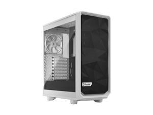 Fractal Design Meshify 2 Compact Lite White TG High-Airflow Tempered Glass Window PC ATX Mid Tower Computer Case