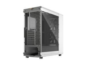  Fractal Design North Chalk White - Genuine Oak Wood Front -  Mesh Side Panels - Two 140mm Aspect PWM Fans Included - Type C USB - ATX  Airflow Mid Tower PC Gaming Case : Electronics