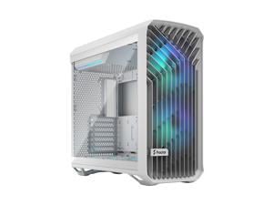 Fractal Design Torrent RGB White E-ATX Tempered Glass Window High-Airflow Mid Tower Computer Case