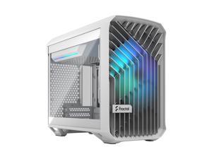 Fractal Design Torrent Nano RGB White TG Clear Tint Tempered Glass High-Airflow Mini-ITX Computer Case