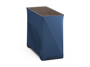 Fractal Design Era 2 Midnight Blue Anodized Aluminum/Steel Mini-ITX Compact Small Form Factor PC Case