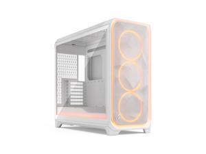 Fractal Design Meshify 3 XL Ambience Pro RGB E-ATX Full Tower PC Case - White Chassis with Clear TG Side Panel Fractal Design Meshify 3 XL Ambience Pro RGB E-ATX Full Tower PC Case - White Chassis with Clear TG Side Panel