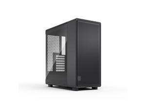 Fractal Design Epoch Black - Tempered Glass Light Tint - High Airflow PC Gaming Case - Mesh Front Panel - Three Momentum 12 Fans Included - Spacious Interior - ATX/mATX/ITX Support