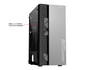 NeweggBusiness - DIYPC DIY-S08-BK Black USB 3.0 Steel