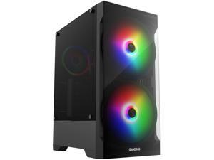 Gamdias APOLLO E2 Black Steel / Plastic / Tempered Glass ATX Mid Tower Computer Case Gamdias APOLLO E2 Black Steel / Plastic / Tempered Glass ATX Mid Tower Computer Case