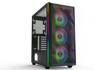 Gamdias ATHENA M2 Black Steel / Plastic / Tempered Glass ATX Mid Tower Computer Case