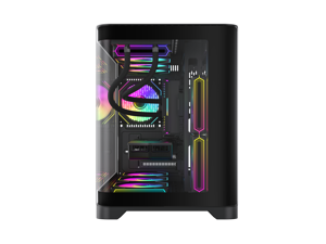 NeweggBusiness - GAMEMAX HYPE- M Black Micro -ATX USB3.0 Front 