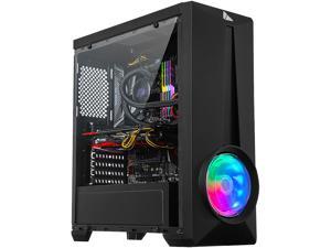 AZZA ARC 241 CSAZ-241G Black ATX Mid Tower Tempered Glass Computer Case AZZA ARC 241 CSAZ-241G Black ATX Mid Tower Tempered Glass Computer Case
