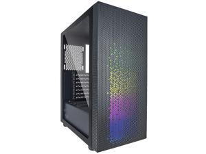 AZZA CELESTA CSAZ-340F Black Steel / Plastic / Tempered Glass ATX Mid Tower Computer Case with Addressable RGB Light Strip in the Front AZZA CELESTA CSAZ-340F Black Steel / Plastic / Tempered Glass ATX Mid Tower Computer Case with Addressable RGB Light Strip in the Front