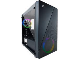 AZZA Noir CSAZ-130 Black Steel / Plastic / Tempered Glass Micro ATX Tower Computer Case AZZA Noir CSAZ-130 Black Steel / Plastic / Tempered Glass Micro ATX Tower Computer Case