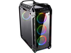 COUGAR Panzer Evo RGB Black ATX Full Tower RGB LED Gaming Case with Remote