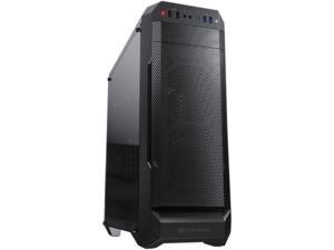 COUGAR MX331 Mesh Black Elegant Mid-Tower Computer Case with Powerful Airflow and Transparent Left Panel