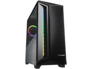 NeweggBusiness - GAMEMAX Contac COC BG Black / Grey Steel / Tempered Glass  ATX Mid Tower Computer Case