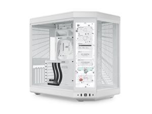 HYTE Y70 Touch Dual Chamber MidTower ATX Case with Touchscreen Snow White CSHYTEY70WWL