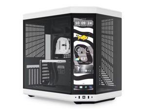 HYTE Y70 touch infinite Dual Chamber ATX Mid Tower Modern Aesthetic Case With Integrated 2.5K LCD Touchscreen - Panda