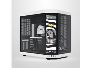 HYTE Y70 touch infinite Dual Chamber ATX Mid Tower Modern Aesthetic Case With Integrated 2.5K LCD Touchscreen - Panda HYTE Y70 touch infinite Dual Chamber ATX Mid Tower Modern Aesthetic Case With Integrated 2.5K LCD Touchscreen - Panda