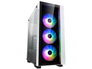Deepcool MATREXX 55 V3 ADD-RGB WH 3F White Steel / Plastic / Tempered Glass ATX Mid Tower Computer Case with 3 x 120mm ADD-RGB Fan Deepcool MATREXX 55 V3 ADD-RGB WH 3F White Steel / Plastic / Tempered Glass ATX Mid Tower Computer Case with 3 x 120mm ADD-RGB Fan