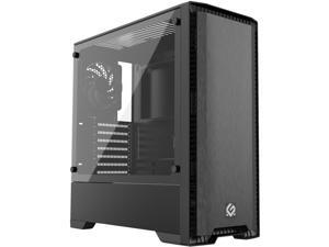 Metallic Gear Neo Silent Mid Tower ATX Chassis, Silent Front Panel, Tempered Glass Side Panel, Skiron Fan, Black Metallic Gear Neo Silent Mid Tower ATX Chassis, Silent Front Panel, Tempered Glass Side Panel, Skiron Fan, Black