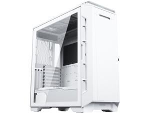 Phanteks Eclipse P600S Hybrid Silent and Performance ATX chassis - Tempered Glass, Fabric Filter, Dual System Support, Massive Storage, PWM Hub, Sound Dampening Panels, Matte White
