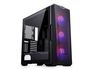 Phanteks Eclipse G500A DRGB, High Performance Mid-Tower Case, Mesh Front Panel, Integrated D/A-RGB Lighting, Tempered Glass Window, 3x M25-140 D-RGB Fans, Black