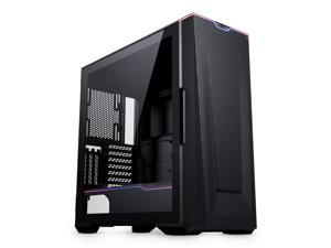 Phanteks Eclipse G500A D-RGB Fanless Edition, High Performance Mid-Tower Case, Mesh Front Panel, Integrated D/A-RGB Lighting, Tempered Glass Window, Black