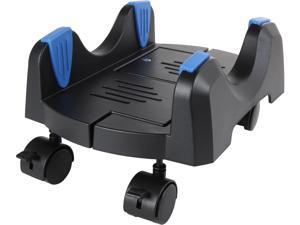 Syba SY-ACC65090 Plastic Stand for ATX Case with Adjustable Width from 5.7" to 9.7" (14.5cm to 24.5cm) with Caster wheels - Black Syba SY-ACC65090 Plastic Stand for ATX Case with Adjustable Width from 5.7" to 9.7" (14.5cm to 24.5cm) with Caster wheels - Black