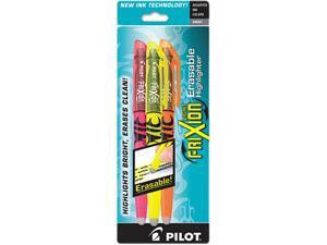 Pilot Frixion Lite Erasable Highlighter Assorted Ink Chisel 3/Pack 46507 Pilot Frixion Lite Erasable Highlighter Assorted Ink Chisel 3/Pack 46507
