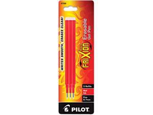 Pilot Refill for FriXion Erasable Gel Ink Pen Red 3/Pk 77332 Pilot Refill for FriXion Erasable Gel Ink Pen Red 3/Pk 77332