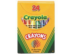 Classic Color Pack Crayons, Tuck Box, 24/Box Classic Color Pack Crayons, Tuck Box, 24/Box