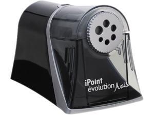 iPoint Evolution Axis Pencil Sharpener Black/Silver 5w x 7 1/2 d x 7 1/4h 15509 iPoint Evolution Axis Pencil Sharpener Black/Silver 5w x 7 1/2 d x 7 1/4h 15509