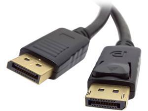 Unirise DP-015F-MM 15ft Black DisplayPort Cable M-M w/ Latches Unirise DP-015F-MM 15ft Black DisplayPort Cable M-M w/ Latches