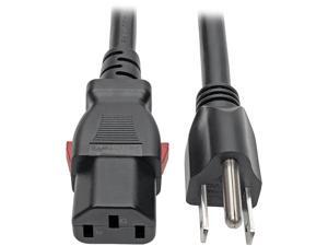 Tripp Lite Power Extension Cord 5-15P to Locking C13 M/F 14 AWG 15A 6ft (P007-L06) Tripp Lite Power Extension Cord 5-15P to Locking C13 M/F 14 AWG 15A 6ft (P007-L06)