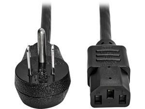 Tripp Lite Model P006-015-15D 15 ft. Desktop Computer AC Power Cord, Right-Angle NEMA 5-15P to C13 - 10A, 125V, 18 AWG, 15 ft., Black Tripp Lite Model P006-015-15D 15 ft. Desktop Computer AC Power Cord, Right-Angle NEMA 5-15P to C13 - 10A, 125V, 18 AWG, 15 ft., Black
