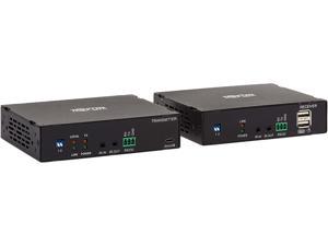 Tripp Lite B127F-1A1-MM-HH HDMI over Fiber Extender Kit - 4K @ 60 Hz, RS-232, IR, USB, Duplex Multimode LC, 985 ft., TAA