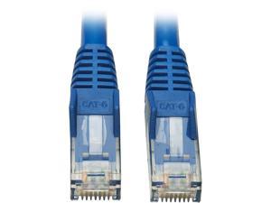Tripp Lite Cat6 UTP Patch Cable (RJ45) - M/M, PoE, Gigabit, Snagless, CMR-LP, Blue, 3 ft. (N201P-003-BL)