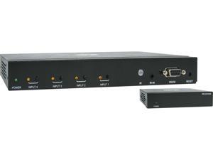 Tripp Lite B320-4X1-HH-K2 4-Port HDMI over Cat6 Presentation Switch/Extender Kit - 4K 60 Hz, UHD, 4:4:4, HDR, PoC, 125 ft. TAA Tripp Lite B320-4X1-HH-K2 4-Port HDMI over Cat6 Presentation Switch/Extender Kit - 4K 60 Hz, UHD, 4:4:4, HDR, PoC, 125 ft. TAA