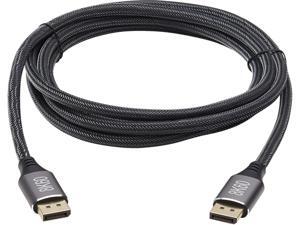 Tripp Lite P580-009-8K6 9 ft. Black DisplayPort 1.4 Cable - 8K UHD @ 60 Hz, HDR, HBR3, HDCP 2.2, 4:4:4, BT.2020, M/M, Black, 9 ft. Male to Male