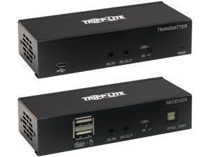 Tripp Lite B127A-110-BH HDMI over Cat6 Receiver with Repeater, 4K 60Hz, HDR, 4:4:4, IR Transceiver, PoC, HDCP 2.2, 230 ft., TAA Tripp Lite B127A-110-BH HDMI over Cat6 Receiver with Repeater, 4K 60Hz, HDR, 4:4:4, IR Transceiver, PoC, HDCP 2.2, 230 ft., TAA