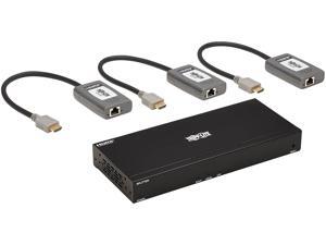 DisplayPort to HDMI Over Cat6 Extender Kit 4K60Hz HDR 4:4:4 PoC
