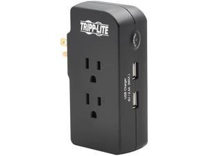 Safe-IT Surge Protector 3-Outlet 2 USB Ports 5-15P Antimicrobial