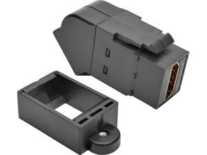 Tripp Lite HDMI Coupler Extension Box, UHD 8K @ 60Hz, 4:4:4 High Dynamic Range, F/F Coupler, Gold-Plated Connectors, Black (P164-000-8K6)
