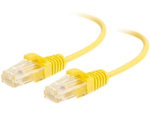 C2G 01173 Cat6 Slim Cable - Snagless Unshielded Slim Ethernet Network Patch Cable, Yellow (7 Feet, 2.13 Meters) C2G 01173 Cat6 Slim Cable - Snagless Unshielded Slim Ethernet Network Patch Cable, Yellow (7 Feet, 2.13 Meters)