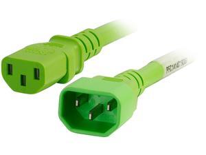 C2G Model 17477 1 Foot 18AWG Power Cord (IEC320C14 to IEC320C13) Female to Male