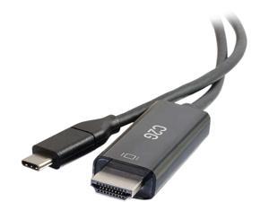 C2G 26888 USB-C to 4K UHD HDMI (60Hz) Audio/Video Adapter Cable, Black (3 Feet, 0.91 Meters)