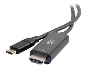 C2G 26889 USB-C to 4K UHD HDMI Audio/Video Adapter Cable (60Hz) Black (6 Feet, 1.82 Meters)