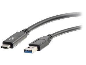 C2G 28832 USB 3.0 USB-C to USB-A Cable M/M, Black (USB IF Certified) (6 Feet, 1.82 Meters)