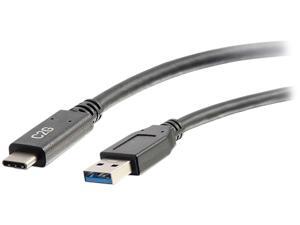 C2G 28833 USB 3.0 USB-C to USB-A Cable M/M, Black (USB IF Certified) (10 Feet, 3.04 Meters)