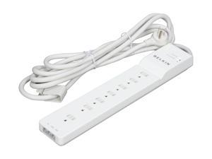 BELKIN 7 Outlets Home/Office Surge Protector Extended Cord,12.0 Feet, 2160 Joules - BE107200-12
