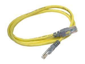 Belkin A3X126-03-YLW-M 3 ft. Cat 5E (Crossover) Yellow Network Cable