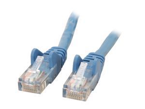 Belkin A3L791-08-BLU-S 8 ft. Cat 5E Blue UTP RJ45M/RJ45M Snagless  Patch Cable
